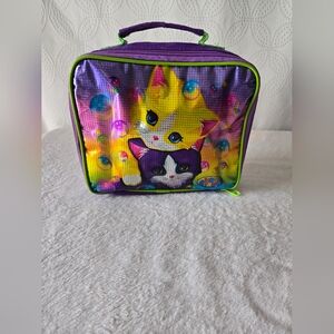 90s Nostalgia kitten colorful Lisa Frank lunchbox
